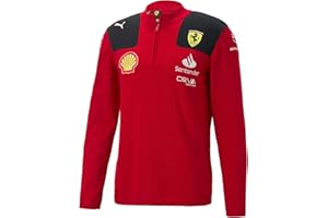 PUMA Scuderia Ferrari - 2023 Felpa Mezza Zip della Squadra