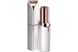 Rimozione dei Peli del Viso per Donne - Rasoio Elettrico, Piccoli Strumenti Dermaplaning, Epilatore Rifinitore, Rasoi per Viso, Accessori di Bellezza di VISOFO (Coral)