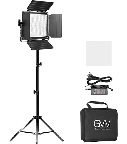 Batteria E Caricatore Per Luci LED GVM - Ricarica Per Serie 800D, 480, 520, 672 - Foto 4