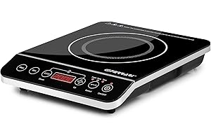 ‎G3 FERRARI G3 Ferrari G10061 Einzel-Induktionskochplatte "Energy", 2000W, Digitaldisplay, Temperaturregelung, Leicht zu reinigen, Große Kochfläche, Soft-Touch-Bedienung, Timer