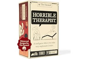 Exploding Kittens Horrible Therapist: Base Edition 3-8 Players - Ages 17+ - 15 Minutes to Play - Comic Building Game - Card Game, Ideal for Family Night Fun, Teens and Adult