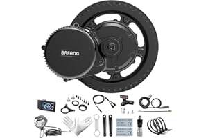 Bafang 500W 48V BBS02B Mid Drive Motor Electric Bike Conversion Kit EBike DIY, Optional Downtube Battery
