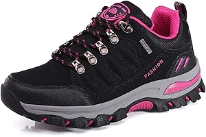 WOWEI Scarpe da Escursionismo Arrampicata Sportive All'aperto Impermeabili Traspiranti Trekking Sneakers da Donna Uomo 36-47 EU