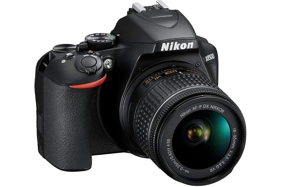 Nikon D3500 Kit AF-P DX 18-55 mm VR schwarz (Zertifiziert und Generalüberholt)