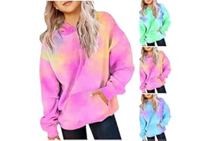 XINYUNZU Hoodie Mädchen Kapuzenpullover mit Taschen Casual Sweatshirt mit Kapuze Kinder Kleidung Kuschel Hoodie Pullover Sweatshirt Langarmshirts für 2-14 Jahre Alt