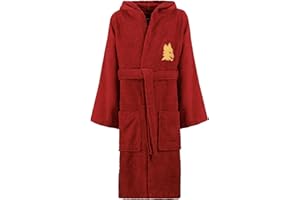 AS Roma Accappatoio In Spugna Kid Asr Lupetto Accappatoio Unisex - Bambini e ragazzi