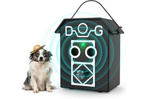 Tohoyard Antiabbaio Ultrasuoni per Cani, 4 Regolabile Frequenza Abbaio Controllo Deterrenti, 55 Piedi Portata Efficace Dispositivi Anti Abbaio per Cani di Piccola e Grande Taglia, Antiabbaio per Cani