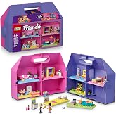 LEGO Friends Yaratıcı Bebek Evi Bavulu 42697 | 6 Yaş ve &Uuml;zeri Kız ve Erkek &Ccedil;ocuklar i&ccedil;in Liann ve Nova Mini Bebekleri İ&ccedil;eren 