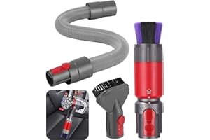 Toaren 3 Polvo Sin Rastros Aspiradoras Cabezal Cepillo para Accesorios Aspirador V15,V10,V11,V8,V7 con Tubo Aspiradora Universal Cerdas Ultrafinas para Repuestos Cepillo Antiarañazos