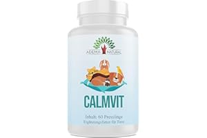 Adema Natural® CALMVIT - Nahrungsergänzungsmittel für Tiere zur Beruhigung, 60 Presslinge