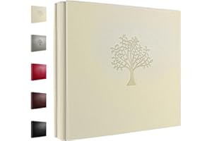 RDYLYMX 600 Photo Album for 4x6 600 Large Photos Premium Leather Cover Inner Black Page Vertical Photo Book for Family Wedding Graduation