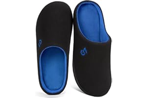 VeraCosy Bicolore Pantofole da Uomo in Memory Foam