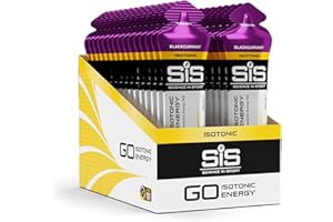 ‎SCIENCE IN SPORT Science in Sport GO Isotonic Energy Gel 30 x 60ml Schwarze Johannisbeere, Vegan - Isotonische Formulierung mit 22g Kohlenhydraten, Guter Energielieferant, Optimale Alternative für isotonische Getränke
