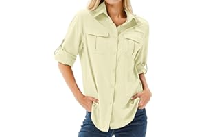 yeyity Camicia da donna UPF 50, protezione UV, a maniche lunghe, da donna, per attività all'aria aperta, per escursioni, safari, traspirante, ad asciugatura rapida, casual, top sportivo