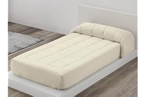 Camatex - Edredón Ajustable Raya Cama 90 - Color Beig