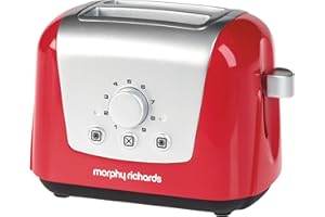 Casdon Morphy Richards Toaster | Pop-Up Toy Toaster For Children Aged 3+ | Includes 2 Pieces Of Pretend Toast For Realistic Play!