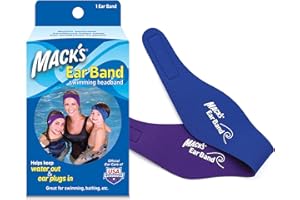 Mack's - Bandeau pour Piscine en Neoprene - Protège Oreille pour Enfant