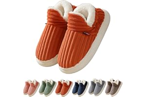 PETICEHI Chaussons Femme Hiver Chaud, Chaussons Chauds Et Douillets en Forme De Nuage pour Homme Et Femme, Pantoufles d'hiver Chaudes Et Pelucheuses pour La Maison