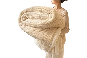 ZF YLYH Kuscheldecken Weiche Tagesdecken: 150x200cm Dicke Plüsch Wohndecken Warme Überwurfdecke für Bett Sofa Auto Büro Wohnzimmer Winter Sofadecke Blanket (Beige, 150 * 200cm)