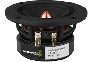Dayton Audio PS95-8 3-1/2 Point Source Full Range Driver 8 Ohm"
