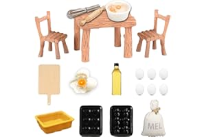 LYNBLY Accessorio in Miniatura per Casa Delle Bambole, Miniatura Accessori per La Cucina, Miniatura Ornamento per Casa Delle Bambole, per decorazione in miniatura per la cucina