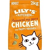 Lily's Kitchen Made with Natural Ingredients Adult Dry Cat Food Bag Chicken with Veggies Grain-Free Recipe 2kg