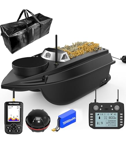 Reely RY-BT600 GPS RC RC Bateau d'appât 600 mm