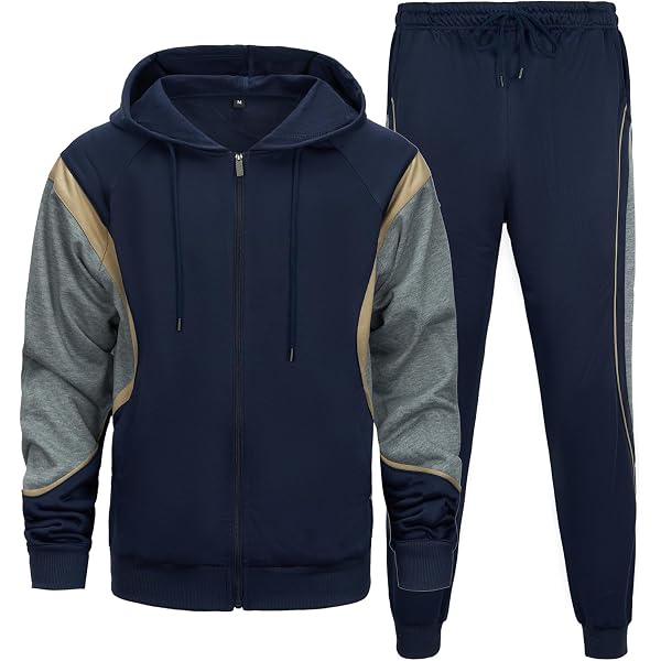 Produktbild von Onsoyours Jogginganzug Herren - 3D Print Kapuzenpullover Mit Hose Sport Set