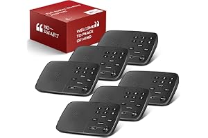 Hosmart Intercoms Wireless for Home UltraSpeak Pro, 2025 Full Duplex Wireless Intercom System for Business, Room to Room Intercom Two Way Real-time Intercom with 1200 Feet Range (6 Packs)