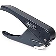 Rapesco PF35A0G1 Sole Single Hole Paper Punch Plier, 23 Sheet Capacity, Black