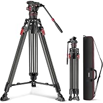 NEEWER Trépied Vidéo Monopode 74,4 avec Tête Panoramique & Poignée à 3 Directions,Support Trépied en Métal Robuste avec Support Phone & Adaptateur Compatible avec GoPro DJI iPhone,Charge 17,6lb,TP05 NEEWER Trépied Vidéo Monopode 74,4 avec Tête Panoramique & Poignée à 3 Directions,Support Trépied en Métal Robuste avec Support Phone & Adaptateur Compatible avec GoPro DJI iPhone,Charge 17,6lb,TP05