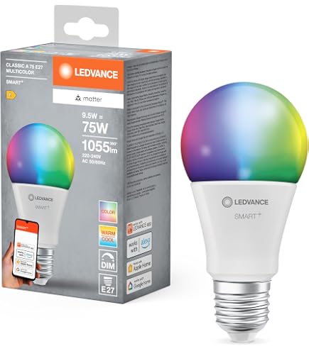 Ampoule Connectée Govee E14 RGBWW - Compatible Matter, Alexa, Google - 16M De Couleurs, 450 Lm