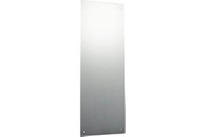 W WATERSTONE MIRRORS & FRAMES 120 x 60cm Waterstone Frameless Bathroom Rectangle Mirror with Pre-Drilled Holes and Wall Hanging Fittings
