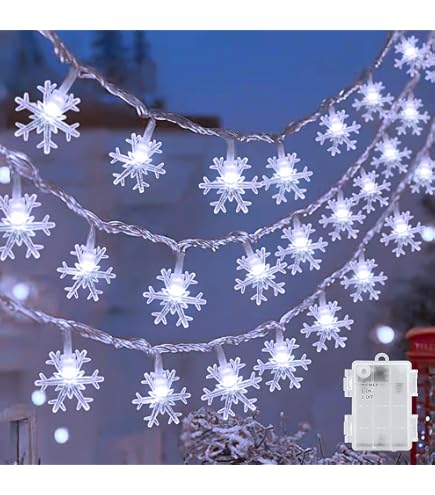 10 luci a LED a batteria, 1 m, 10 mini lucine a LED in filo di rame