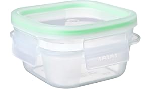 Tatay Fiambrera de Alimentos, Hermética, 0.3L de Capacidad, Tapa de Clip, Libre de BPA, Apto Microondas y Lavavajillas, Color