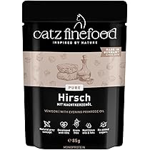 MjAMjAM - Premium Nassfutter für Katzen - Quetschie - herzhaftes Wild