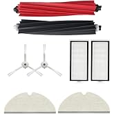 Q5 Max+Plus-Q5 Pro/Q5 Pro+Plus/Q8 Max/Q8 Max+Plus Spare Brush, Hepa Filter,Mop Mat Spare Parts Access Compatible with Roborock