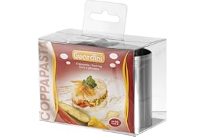 Guardini, Accesorios, Cortador Ovalado con Émbolo de 9x5cm. Material: Acero Inoxidable, Color Plateado.