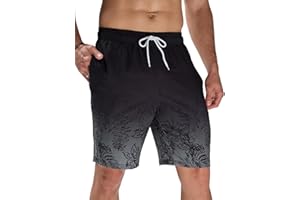 Arcweg Shorts de Baño Largos para Hombre - Secado Rápido, Múltiples Bolsillos, Ideales para Playa, Natación y Surf