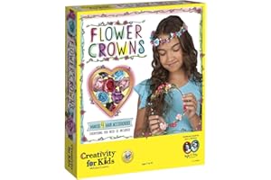 Creativity for Kids F901130 West Design Junior Selection Flower Crowns Creativity Large Kit for Kids, Multi-Color