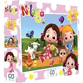 CA Games Niloya - &Ccedil;iftlikte Temalı Lisanslı 60 Par&ccedil;a 34x24cm &Ccedil;ocuk Puzzle Yapboz Serisi