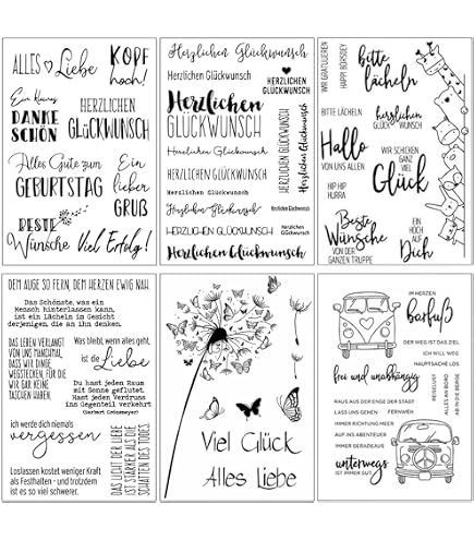 Tampons En Silicone Transparent Pour Bullet Journal Et Scrapbooking - Modèles Textes En Français Et Anglais
