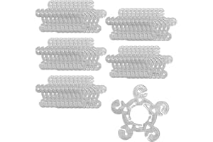 LYRAMIS 50 Pièces Attache Ballon,de Arche Ballons Clips Pince Support Fixation à Connecteur Anniversaire Clip Connecteurs Fleurs Bapteme Balloon Kit Boucle Accessoires Prune,pour Maintien Amovible Plastique