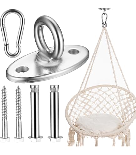 crochet pour balançoire ultra-résistant, Crochet de suspension (1 pièce) for chaise suspendue, sac sable, hamac aérien yoga, crochet charge(B1,M5 crochet pour balançoire ultra-résistant, Crochet de suspension (1 pièce) for chaise suspendue, sac sable, hamac aérien yoga, crochet charge(B1,M5