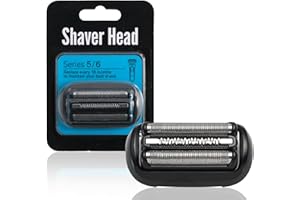 ‎FEGAT Scherköpfe Series 5 53B Elektrischer Rasierkopf Kompatibel Rasierer Herren 5 und 6 Series Rasierer Ersatzscherteil Ersatzteil Ersatzklingen Folienkopf Zubehör für Rasierapparate