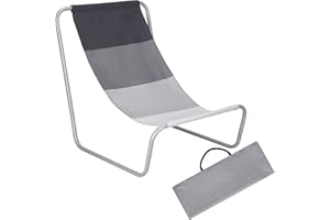 SPRINGOS Mini Chaise Longue avec Surface de Couchage de 38,5 x 88 cm Sac de Transport Inclus