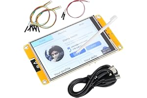 FREENOVE ESP32 Display CYD, 4.0 Inch Touchscreen Monitor, 320 x 480 Pixel TN TFT LCD Screen ST7796 Driver, Dual-Core 32-bit 240 MHz Microcontroller WiFi + BT, C Code LVGL Example Projects Tutorial