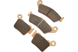 MOTOFORGE DYNAMICS MotoForgeDynamics Front & Rear Brake Pads Set Compatible with KTM 125/144/200/250/300/350/450/505/530 SX EXC SXF 04-23 - Premium Sintered Compound, Enhanced Durability (Front and Rear)