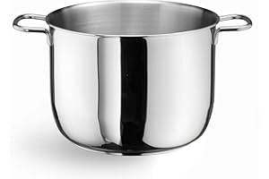 PINTINOX Prima Collection Ecoline Pentola Acciaio Inox Nichel Free Induzione Made in Italy Diametro 32 cm