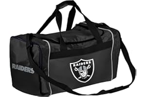 FOCO Offiziell lizenzierte NFL Sporttasche, Los Angeles Raiders, Seesack